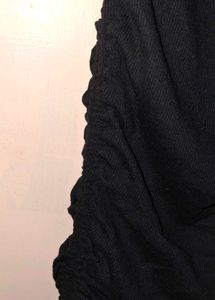 Black Ruched Bodycon Dress