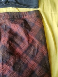 Plaid Mini Skirt