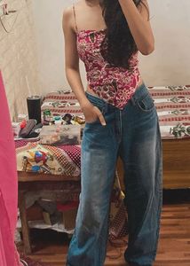 Bohemian Floral Print Top