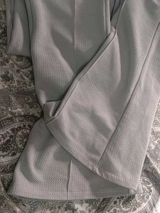 Stylish Gray Textured Pants