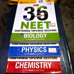 NEET Biology, Physics, Chemistry Books