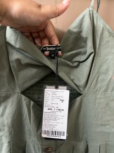 Roadster Button-Front Midi Dress