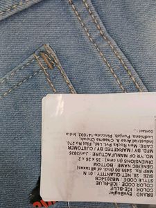 Light Wash Seamed Denim Jeans