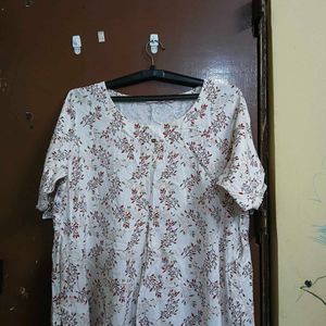 Floral Print Kurta
