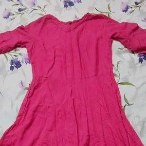 Vibrant Pink Anarkali Kurta