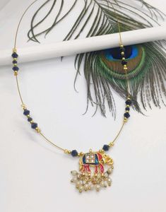 black bead invisible chains