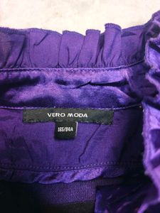 Purple &amp; Black Striped Cardigan