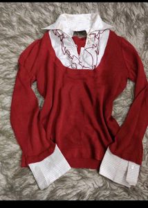 Vintage Style Layered Top