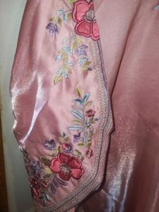 Pink three piece designer suit
