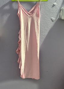 Pink Knee Length Dress