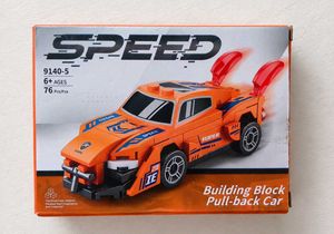 🏁🏎️ SPEED Racing Pull-Back Car Building Blocks