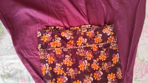 Floral Print Kurta &amp; Skirt Plazzo Set