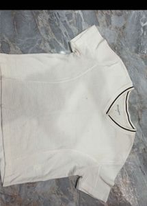 Combo StudioFit Textured White Top