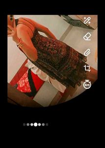 Stylish Halter Neck Dress with Patterned Skirt