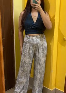 Stylish Printed Wide Leg Pants