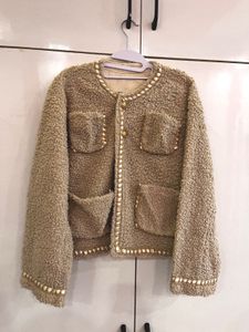 Cozy Teddy Fleece Cropped Jacket