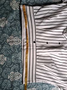 Combo Tops: Black strip shirt &amp; bow top