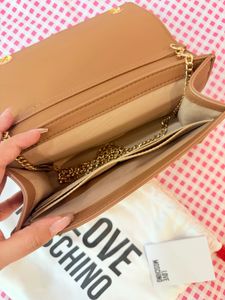 Love Moschino Brown sling brand new