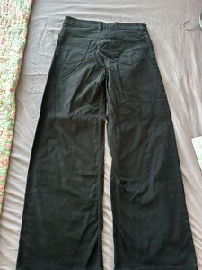 Black Wide Leg Denim Jeans
