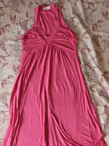 Pink Calvin Klein Knee Length Dress
