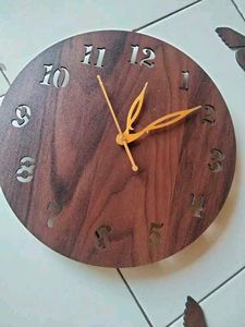 Wall Clock-001 Wenge 25x25cm