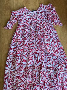 Floral Tiered Midi Dress