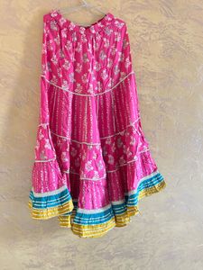 Elegant Pink Floral Kurta Sharara Set