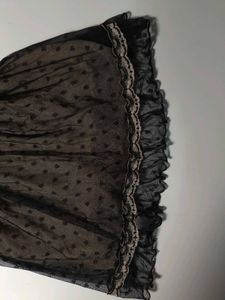 Sheer Black Heart Print Babydoll Nightie