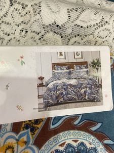 Double  Bedsheet With Pillow Covers