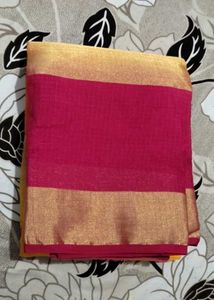 Vibrant Striped Silk Saree💗