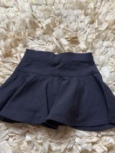 Cute Dark Skirt with Embellishment