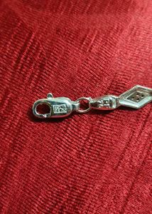 Elegant pure silver Diamond Bracelet