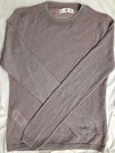 Mango Women Lavender And Golden Shimmer Pullover