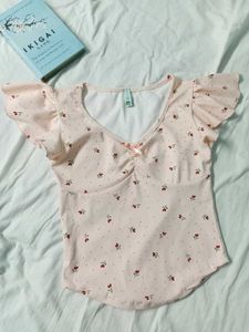 Newme baby pink Top 🩷 ( Brand new )