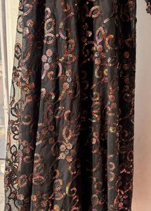 Sparkling Black Sequin Dress