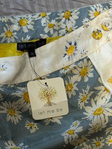 Daisy Print Mini Skirt
