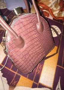 J BLUES Crocodile Embossed Dome Handbag/SlingBag👜