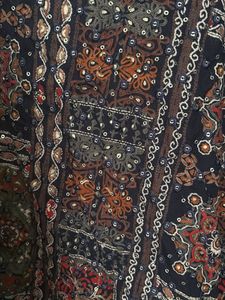 Boho Print poncho
