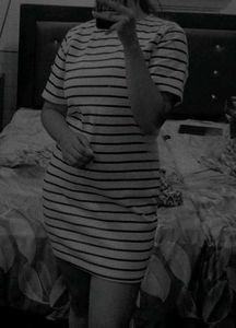 Striped T-Shirt Dress