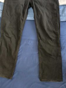 Roadster straight fit black jeans 32