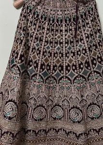 Stunning Maroon Bridal Lehenga