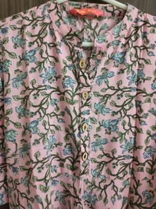 Pink Anarkali Kurta