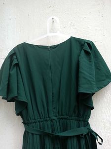 Gorgeous Deep Green Birthday Frock