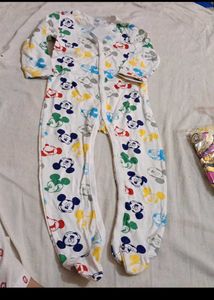 18-24 mnth Cute Mickey Mouse Baby Sleepsuit