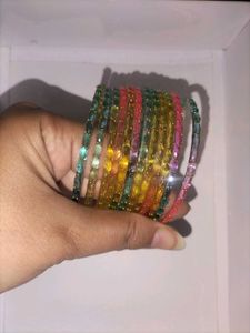 Combo || Multicolor Stone Bangles