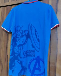Captain America Marvel Polo Shirt
