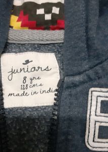 Navy blue hooded jacket for kids