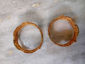 Designer Multicolored Stone Bangles