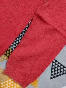 Women's Red Turtleneck Sweater