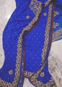Heavy Blue Kurta Set with Dupatta